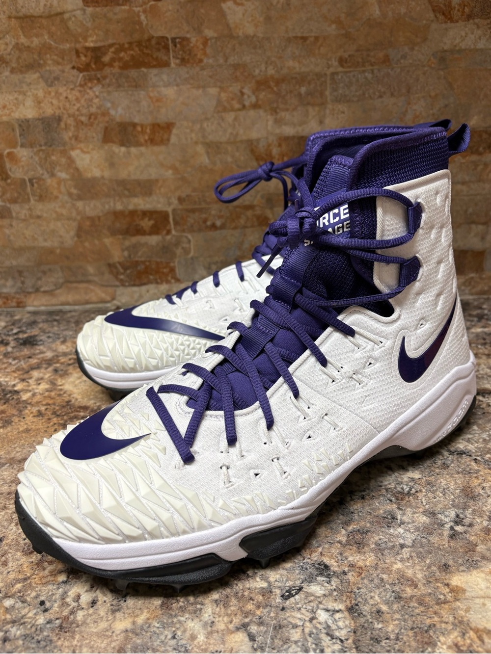 Nike Force Savage Elite Shark AA3030-155 Mens Football Cleats Size 13.5 W